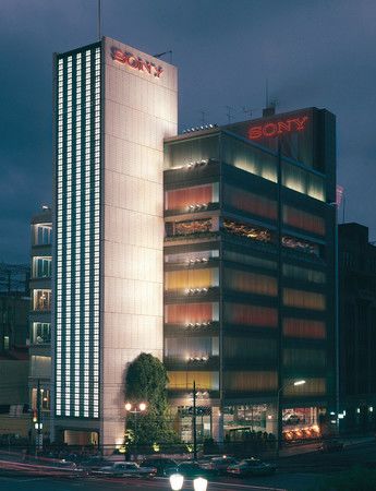 Termina la construcción del nuevo edificio de Sony en Ginza