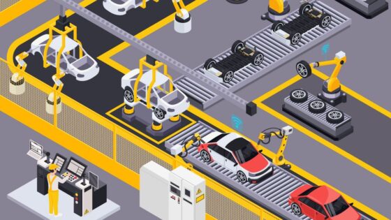 La producción de la industria automotriz, casi el 20 % del total de la industria manufacturera